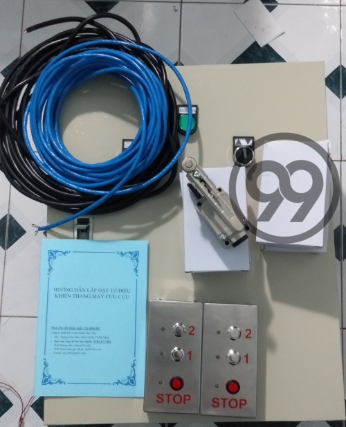 Tủ điện 2 tầng sử dụng khởi động từ